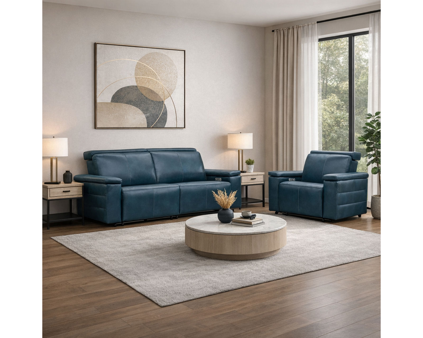 Nala Dual Power Reclining Sofa — Available in Standard & Wide Cushions, 140+ Leather Options, and 85", 88", or 117" Widths - Image 15