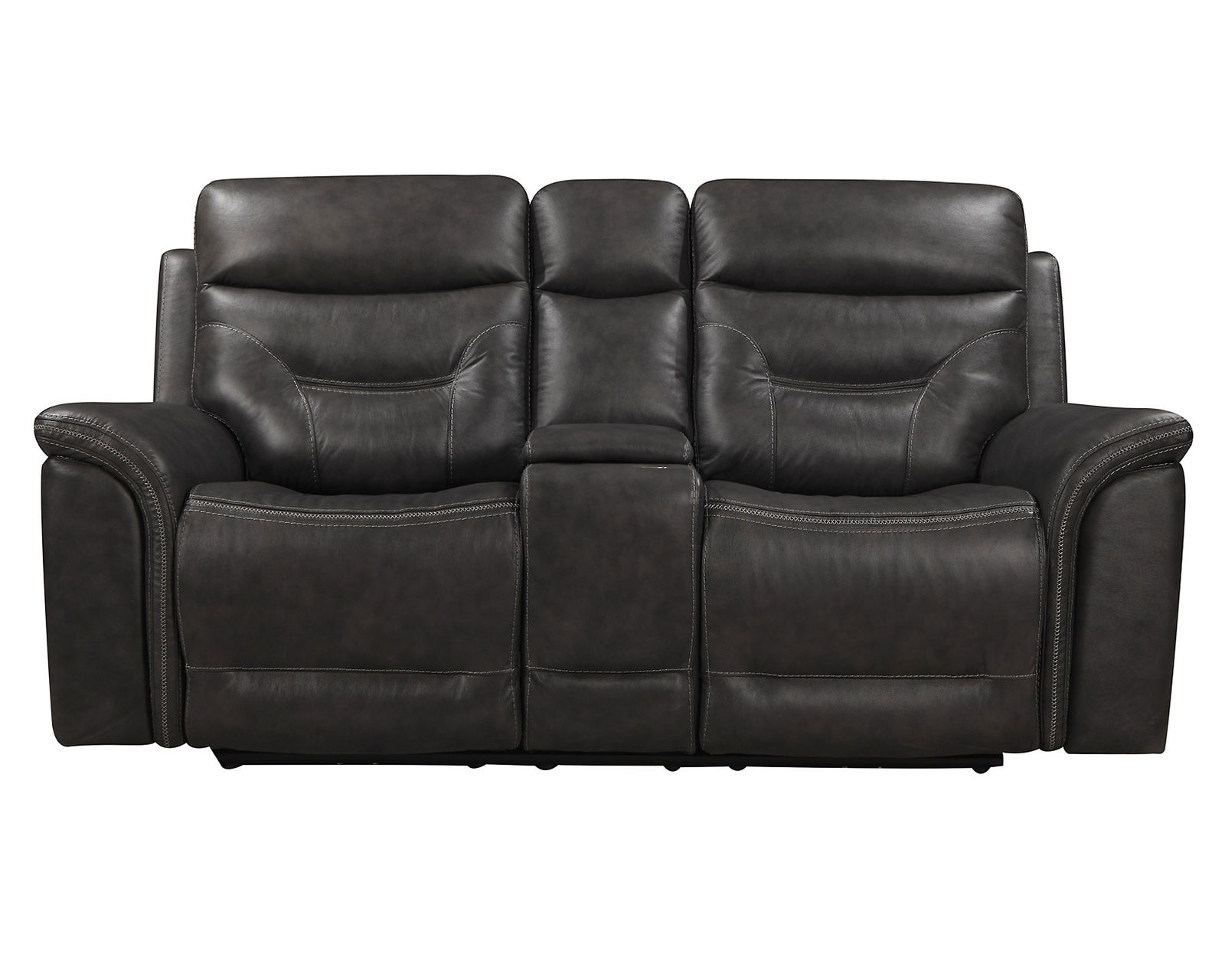 Bullard Leather Power Headrest Power Reclining Sofa - Image 5