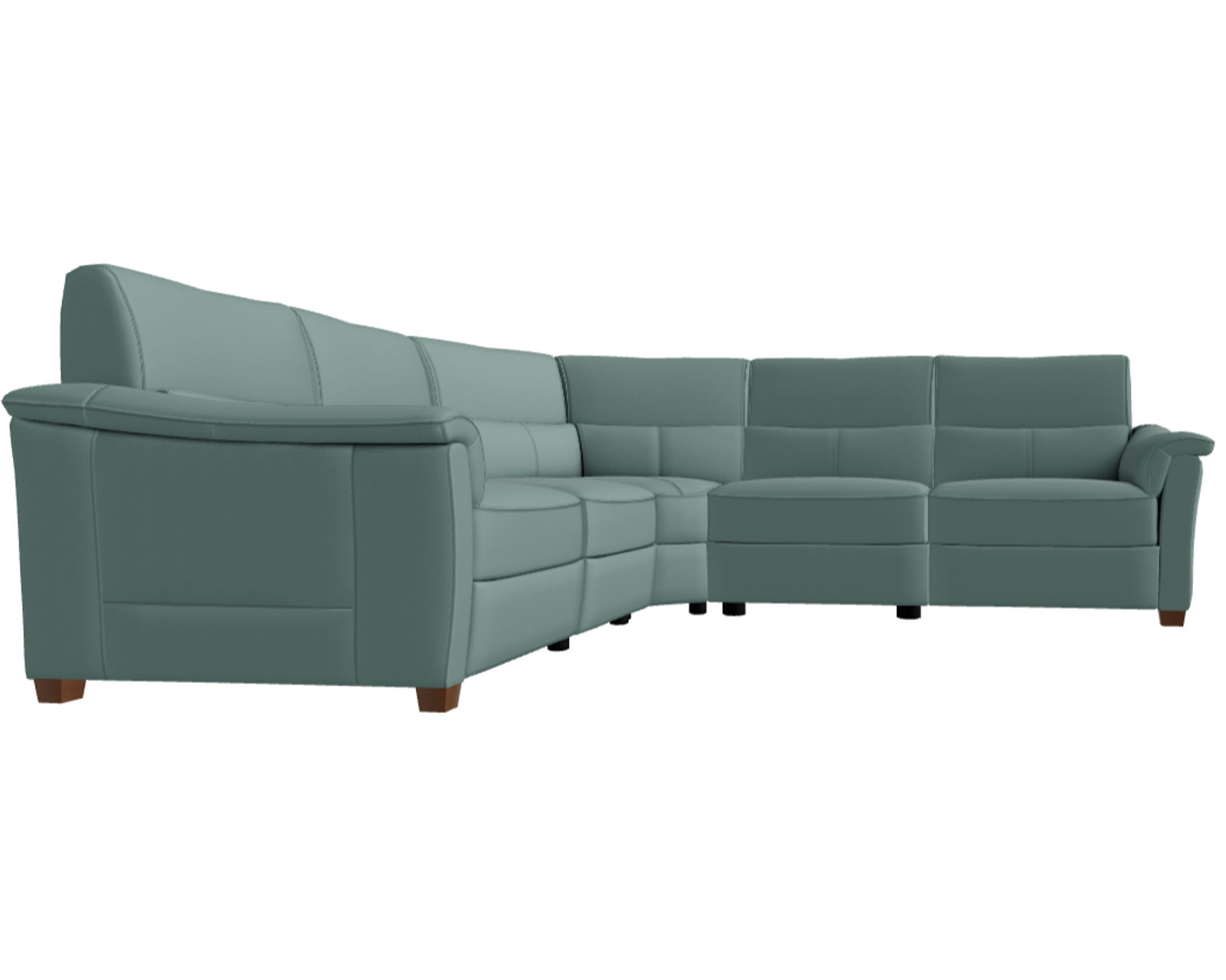 Astuzia C068 Fabric Power Headrest Power Reclining Sectional (Made to order fabrics) - Image 2