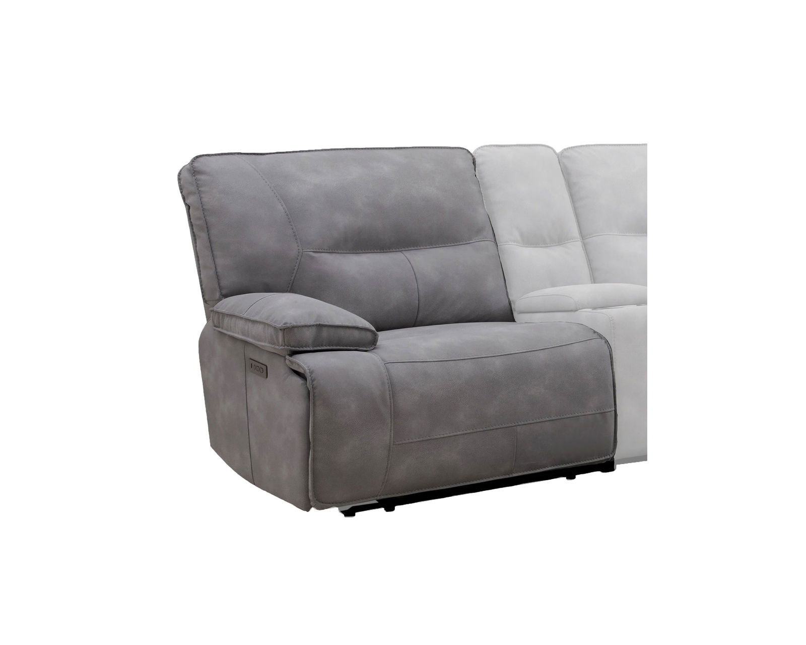 Gladiator 6 Piece Zero Gravity Power Headrest Power Reclining Sectional (Sky) - Image 6
