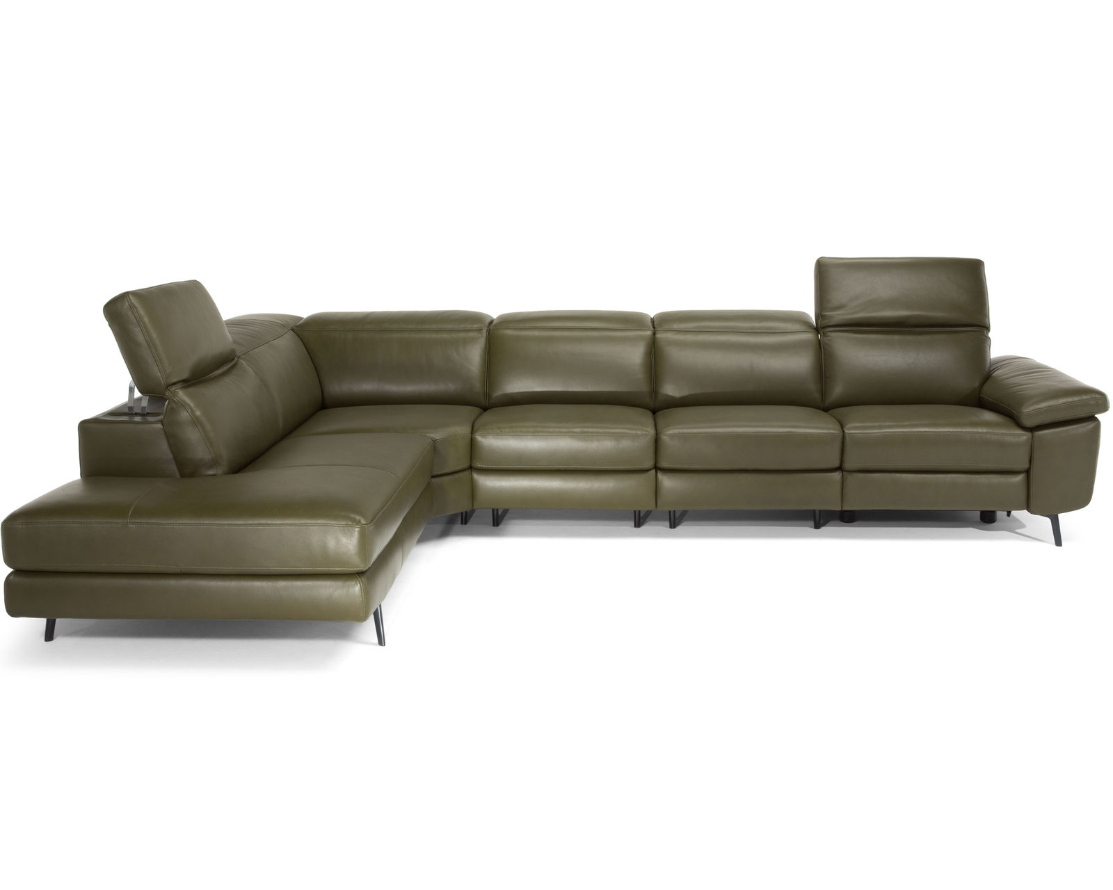 Coro C217 Stationary Leather Sectional - Image 3