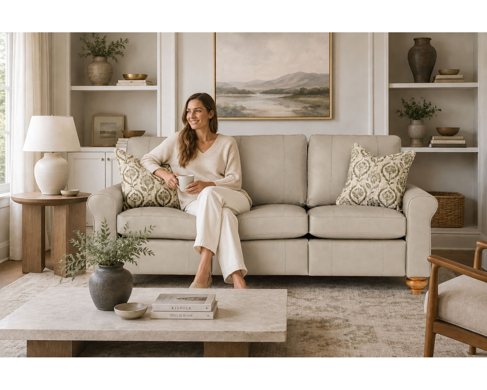 Weston 88" Leather Power Incliner Sofa (+40 leathers) - Image 15
