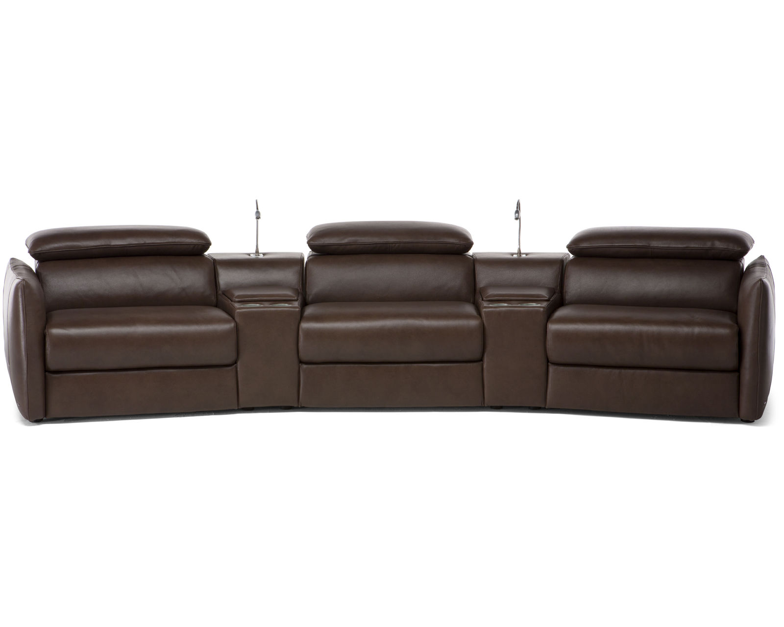 Meraviglia B995 Leather Home Theater Sectional (+25 leathers) - Image 2