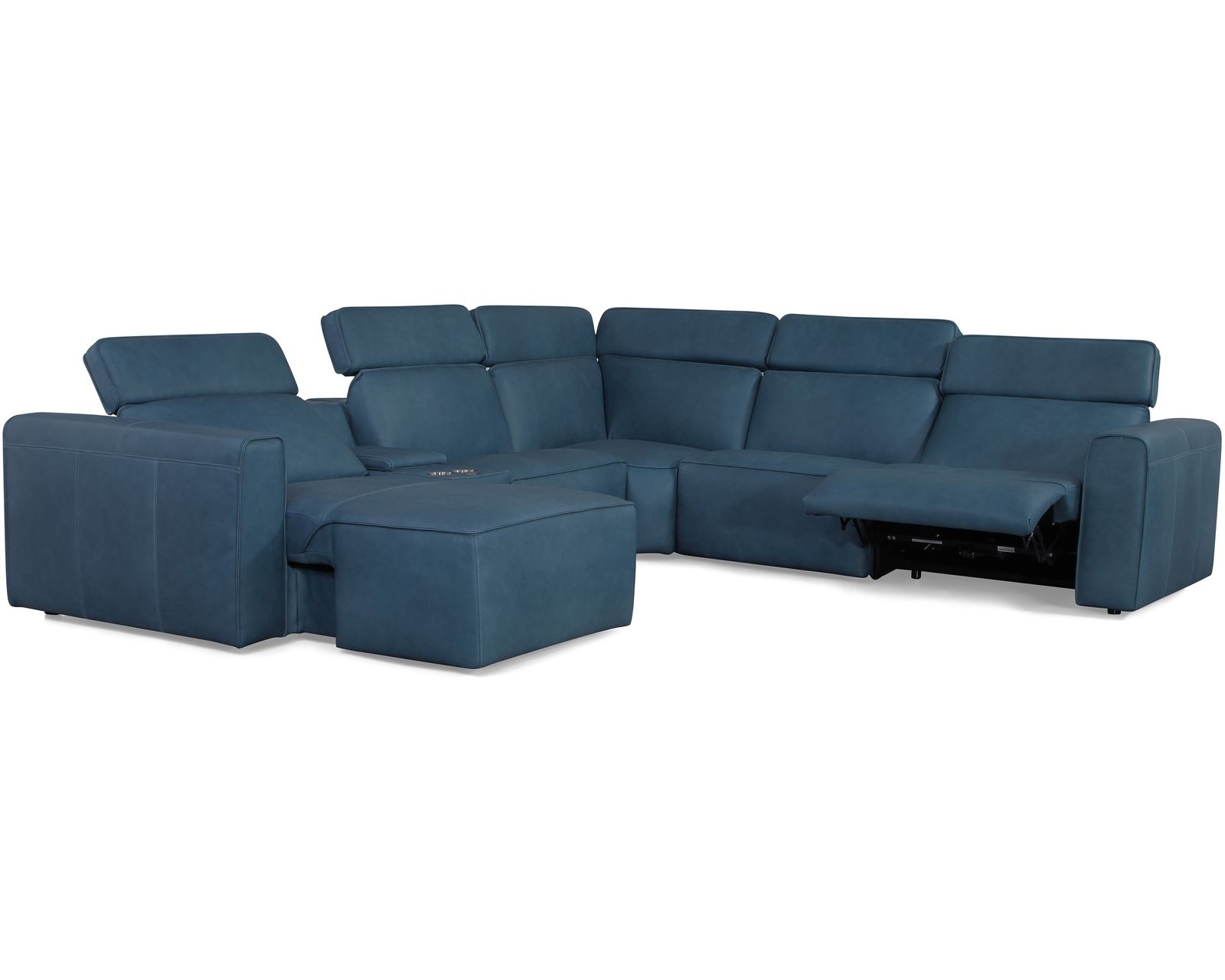 Colton 44007 Power Headrest Power Reclining Sectional (+100 leathers)