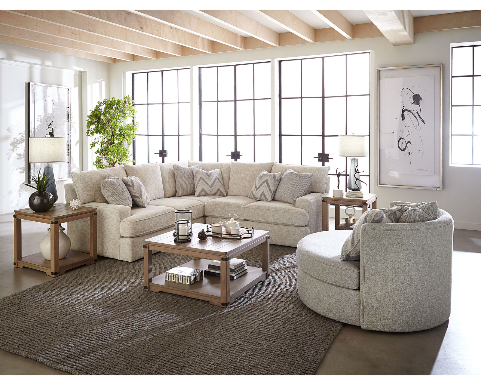 Anderson Stationary Sectional (+101 Standard and Performance Fabrics) - Image 2
