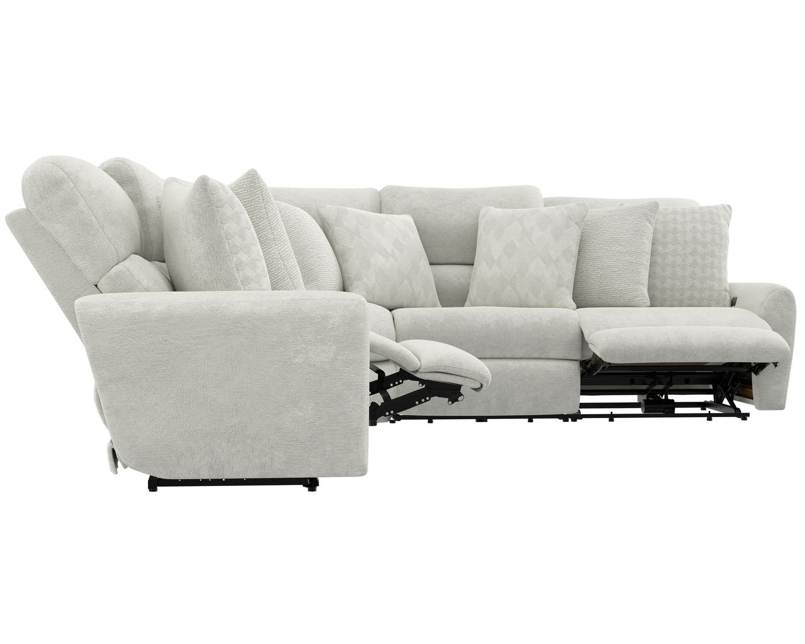 Majesty 336 Deep Seat Power Reclining Sectional - Heavy Weight - 400 lb. per recliner (+2 colors) - Image 23
