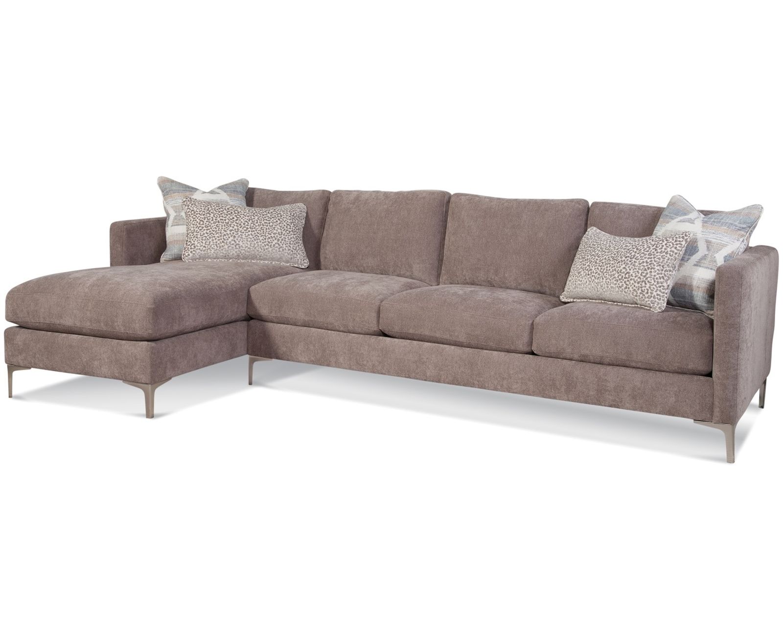 Lenox Chaise Sectional (Metal leg) +69 fabrics - Image 2