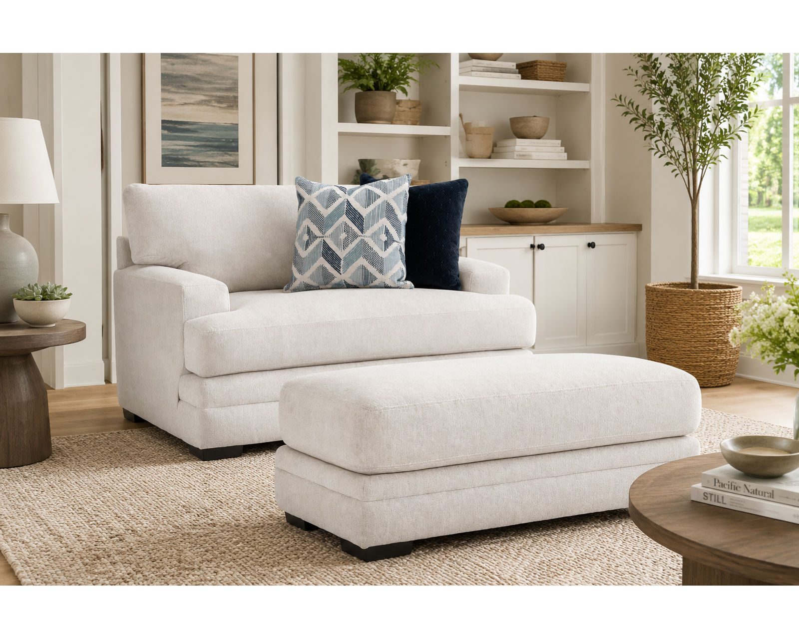 Laken Sofa with Reversible Chaise (99") Includes Pillows - Image 14
