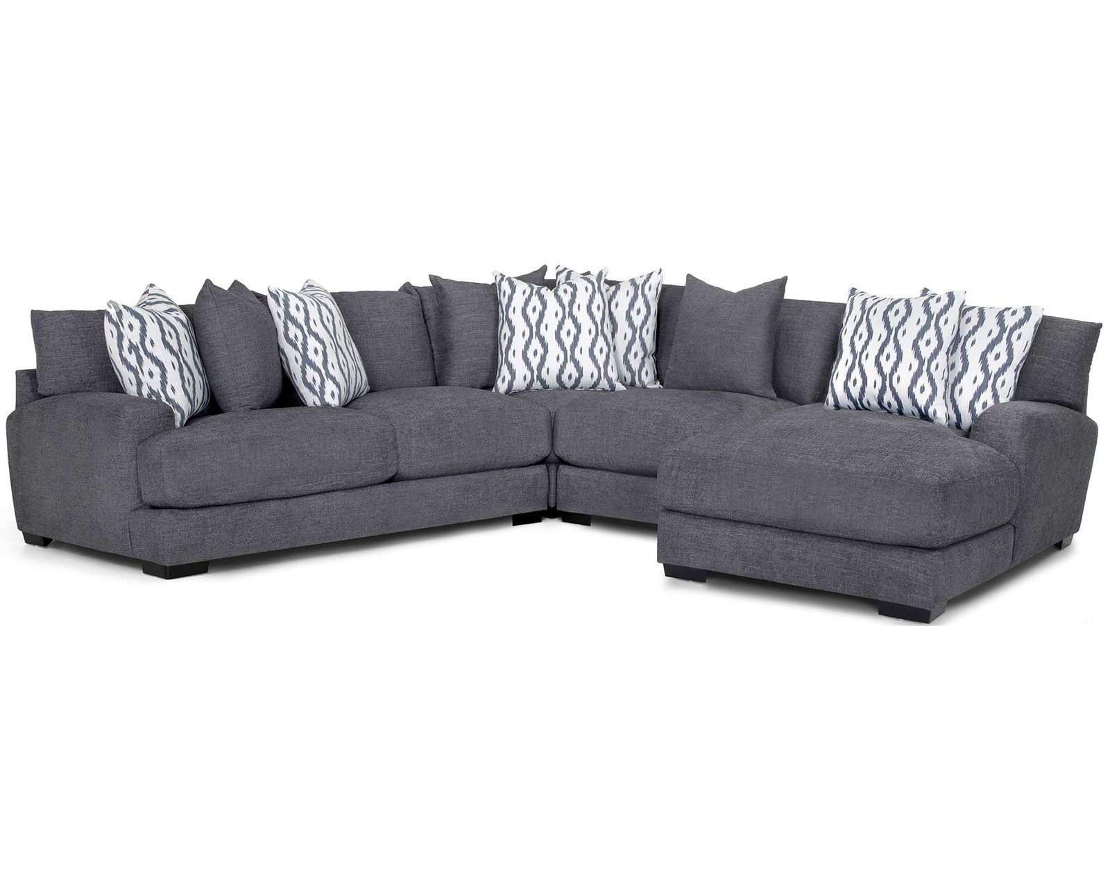 Journey 808 Stationary Sectional (Includes Pillows) - Image 4