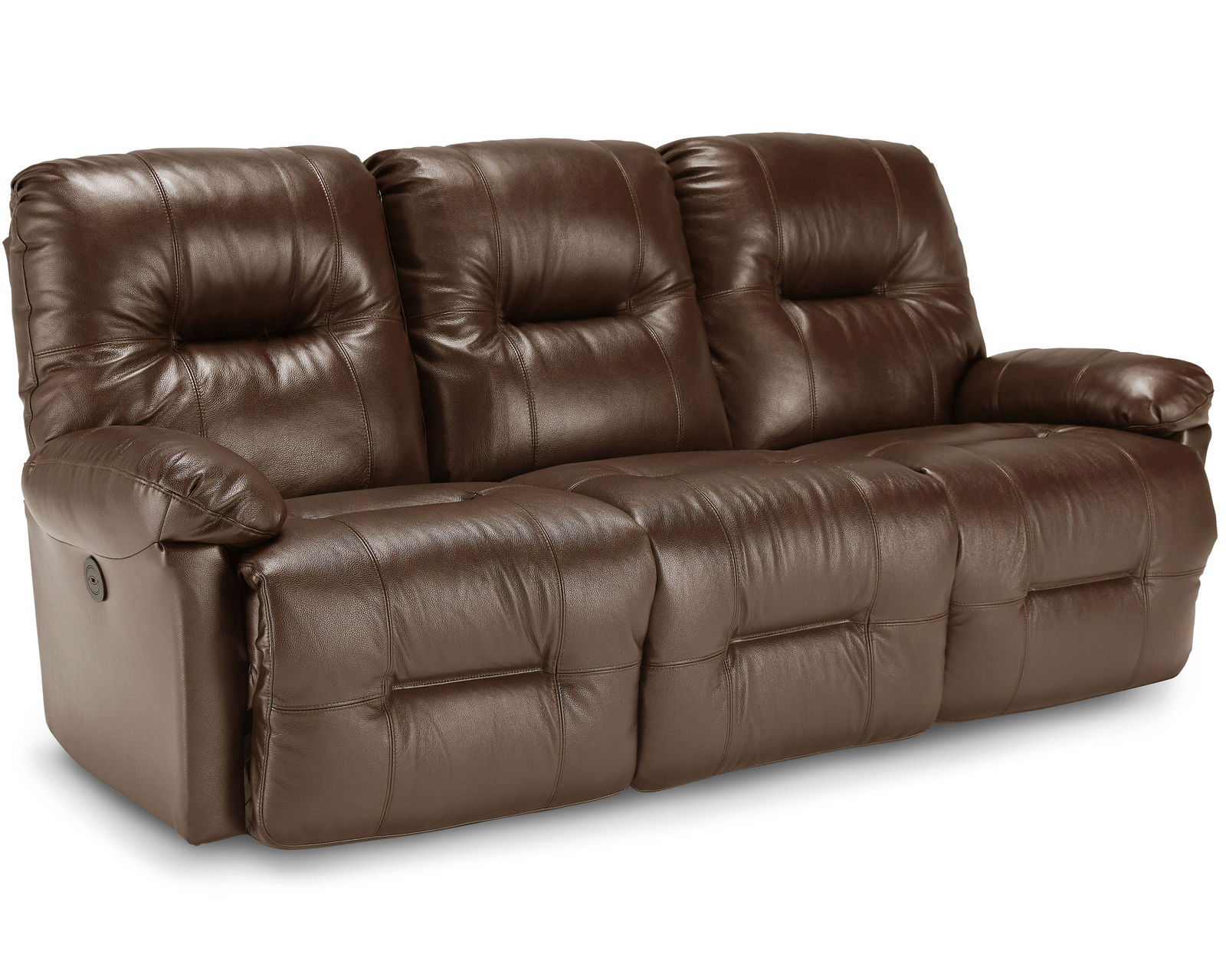 Zaynah Leather Double Reclining Sofa (+3 leathers) 87"