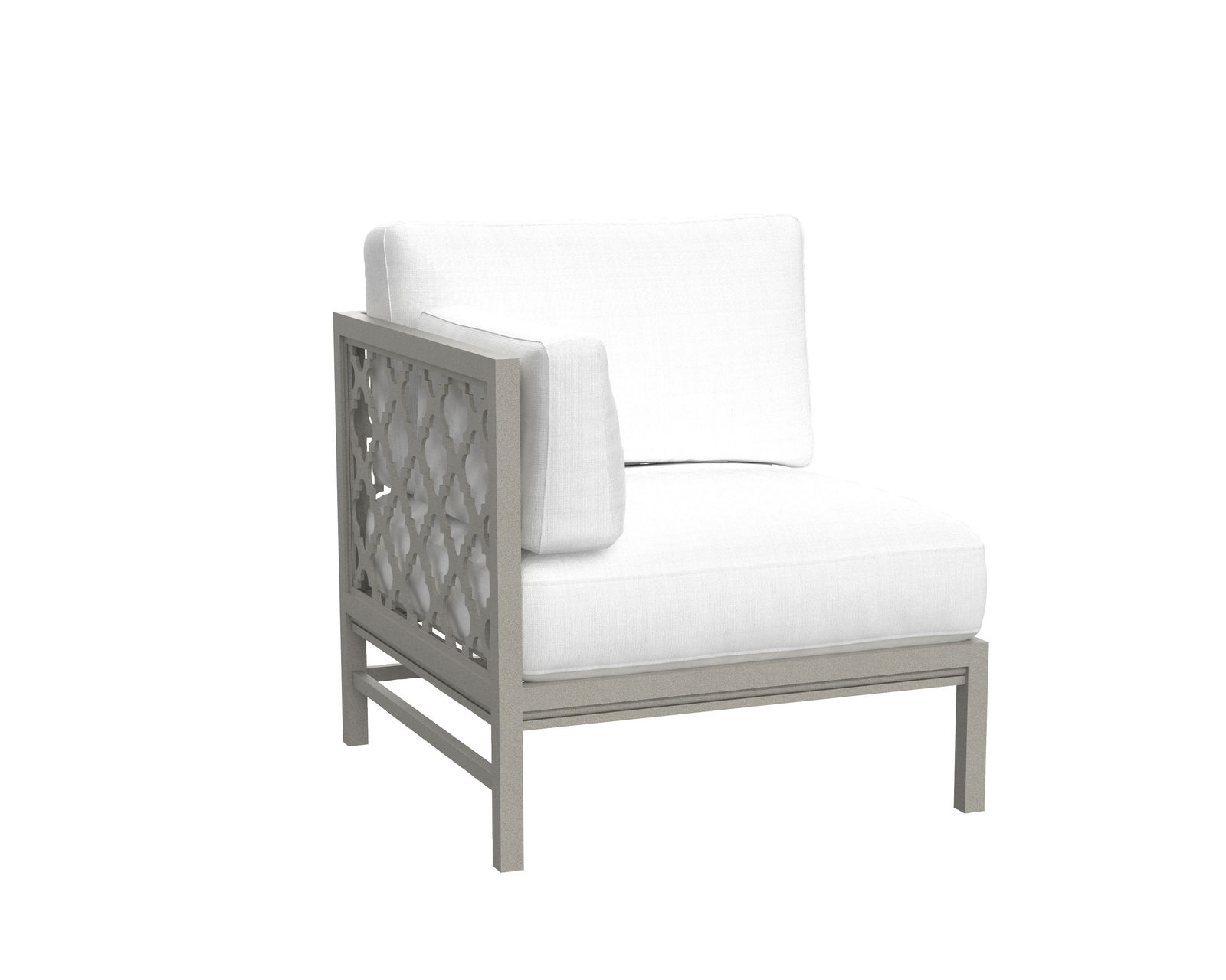 Willow Outdoor Sectional (110 fabrics - 8 metal finishes) - Image 10