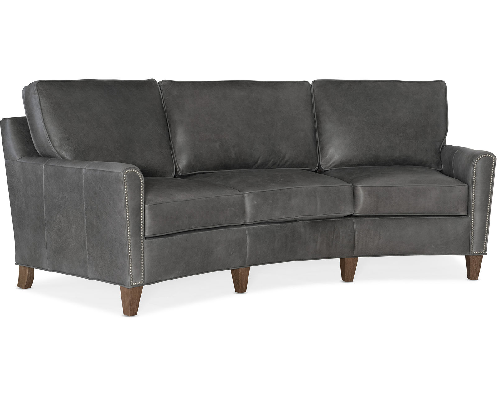 Bradington Young Manning 773 Conversation Sofa (12 leathers) 8-Way Hand Tie