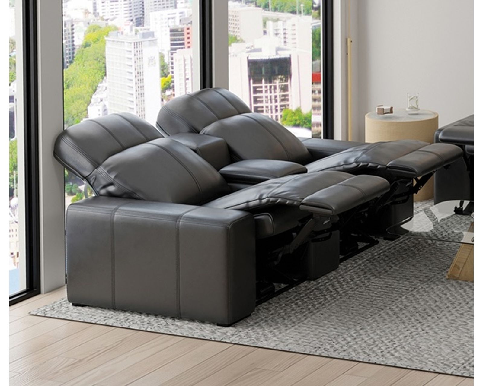 Ferrara 93" Zero Gravity Wide Seat Power Reclining Sofa (Premium Italian Leather) 2 colors - Image 28