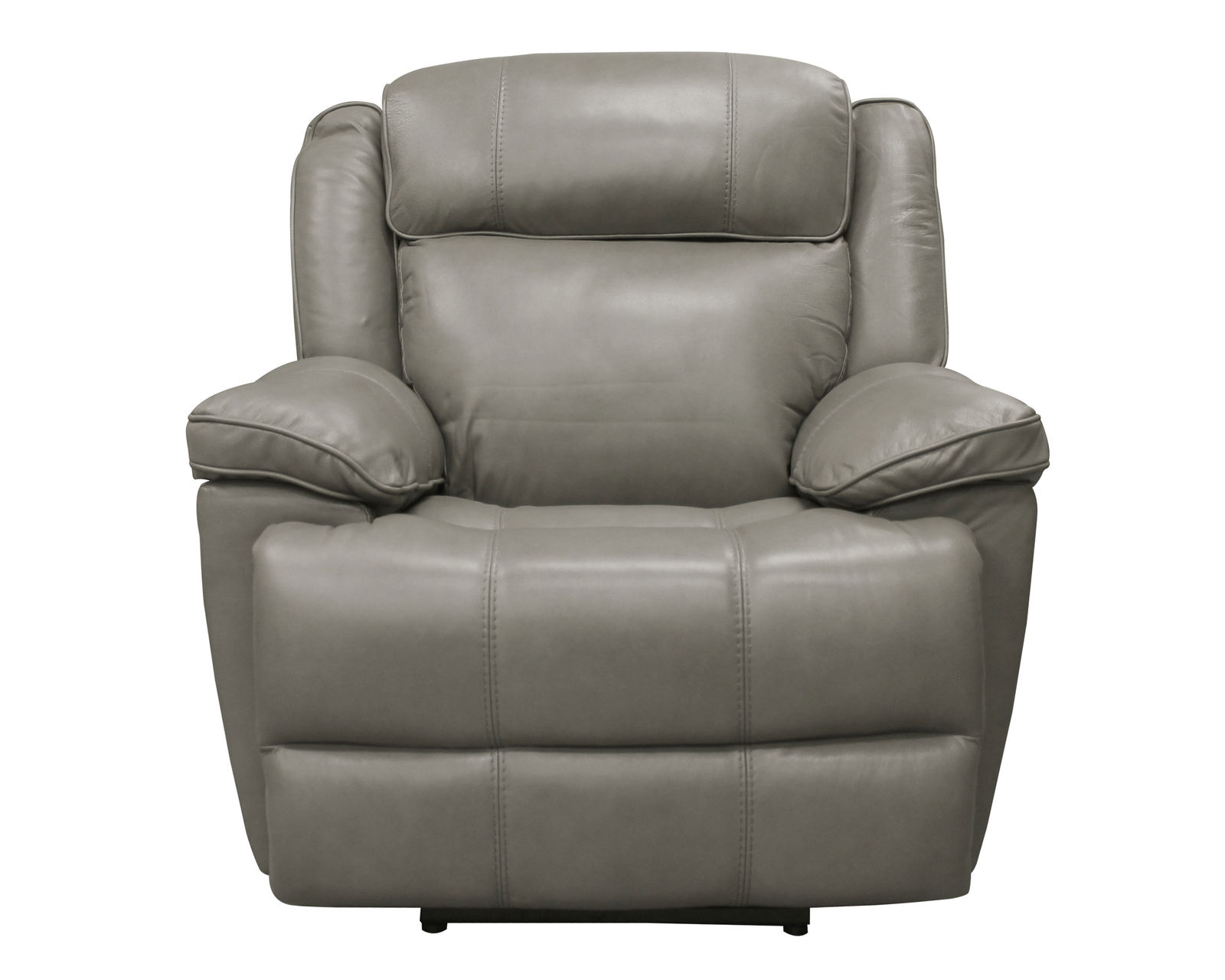 Eclipse Leather Power Headrest Power Reclining Sofa in Florence Heron - Image 8