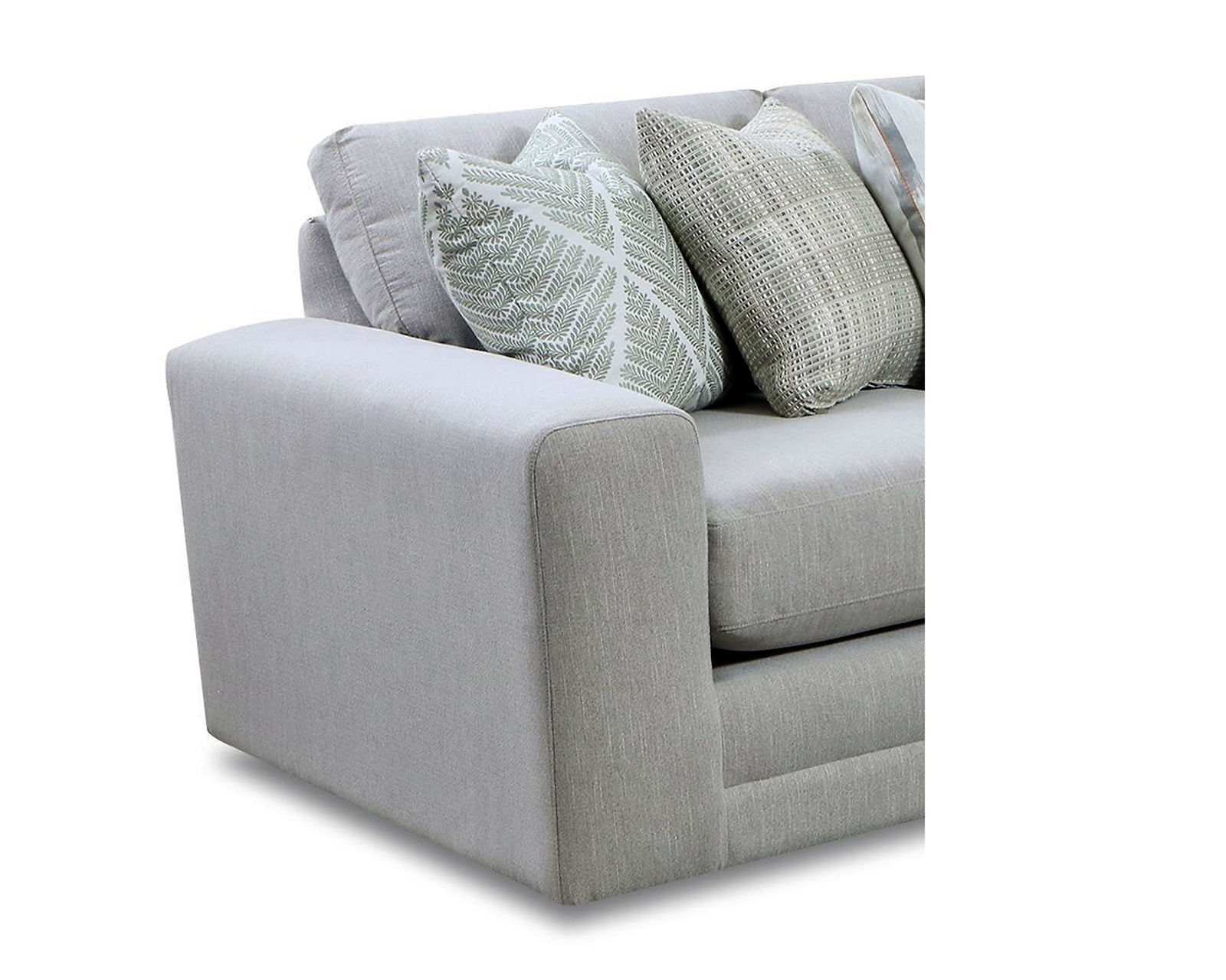 Charlotte Cremini Two Piece Sectional (Includes Pillows) 133" x 107" - Image 2