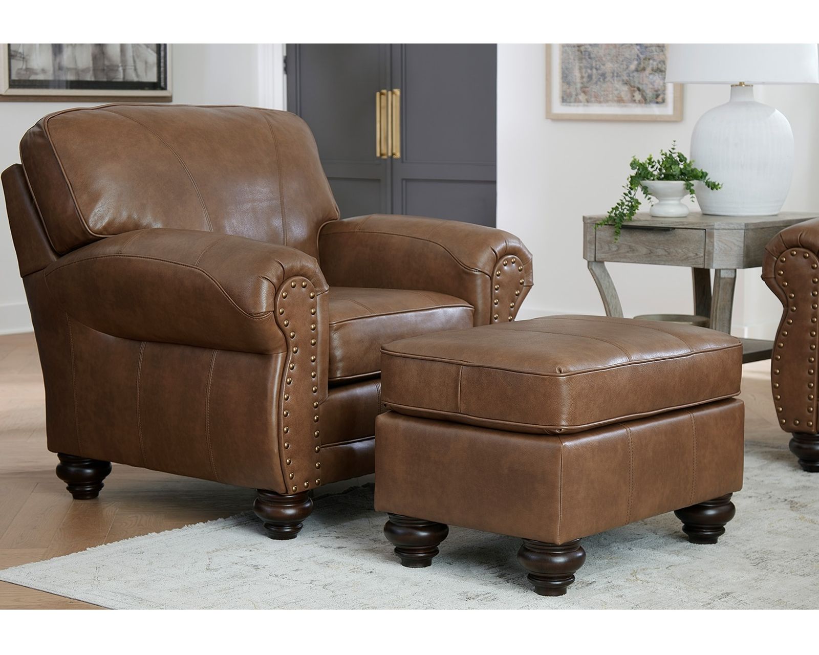 Noble Leather Sofa (+3 leathers) 83" - Image 13