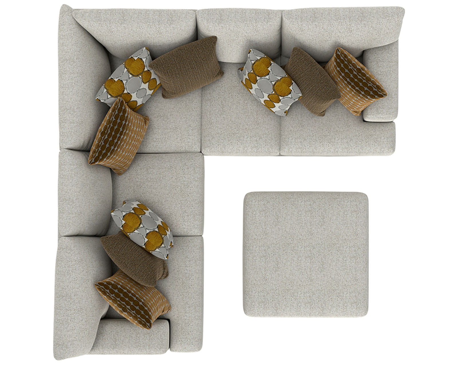 Tori 2240 Modular Sectional (Includes all pillows) - Image 3