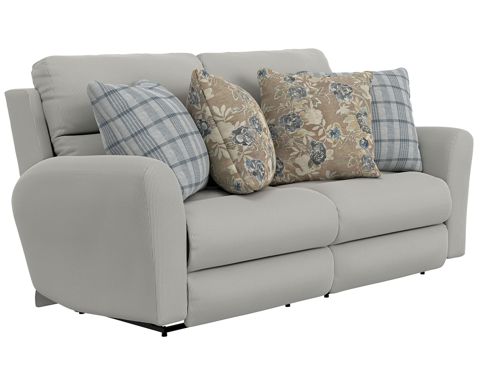 Chappy 83" Lay Flat Reclining Sofa Farmhouse Casual Styling (includes pillows) 2 colors