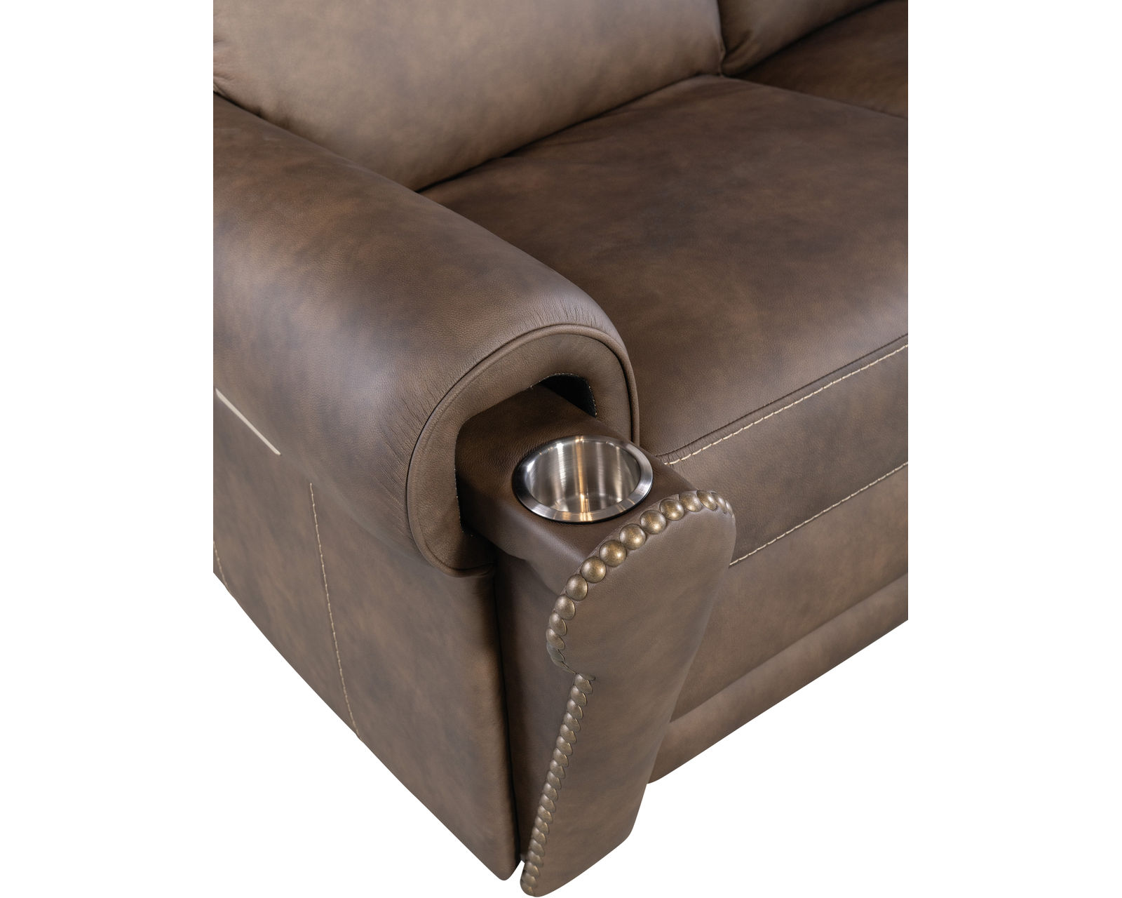 Duncan Triple Power Reclining Sofa 90" Brown (In stock) - Image 6
