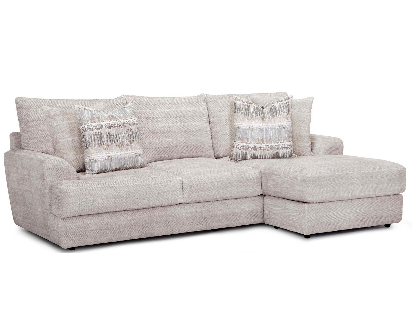 Nash 101" Sofa with Reversible Chaise (Includes Pillows) - Image 8