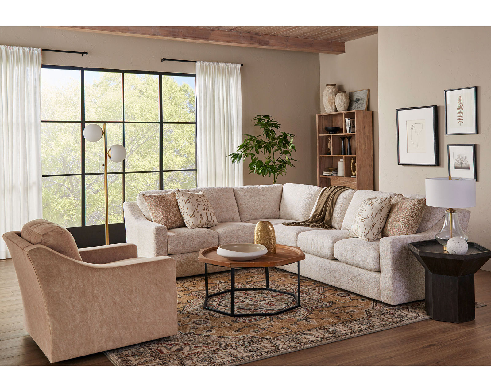 Caverra Stationary Sectional (+139 fabrics) - Image 12