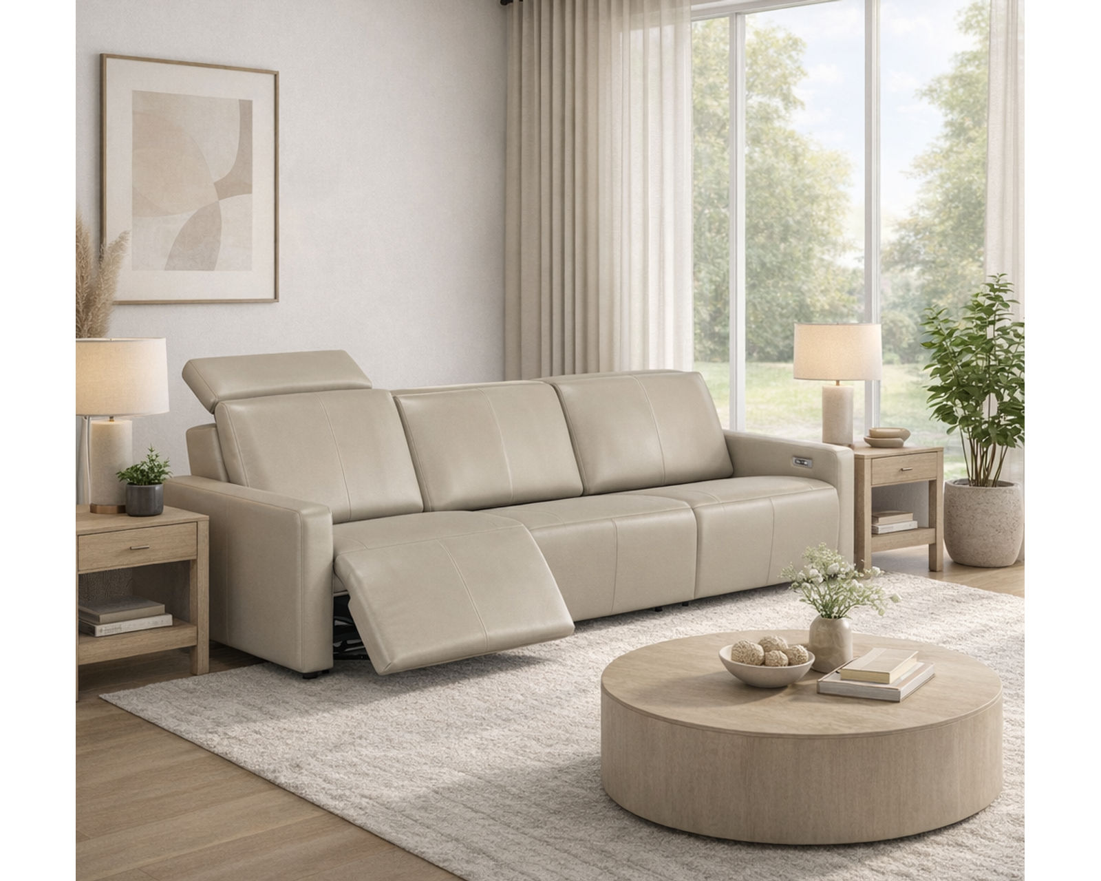 Patty Dual Power Reclining Sofa — Available in Standard & Wide Cushions, 140+ Leather Options, and 77", 80", or 109" Widths - Image 10