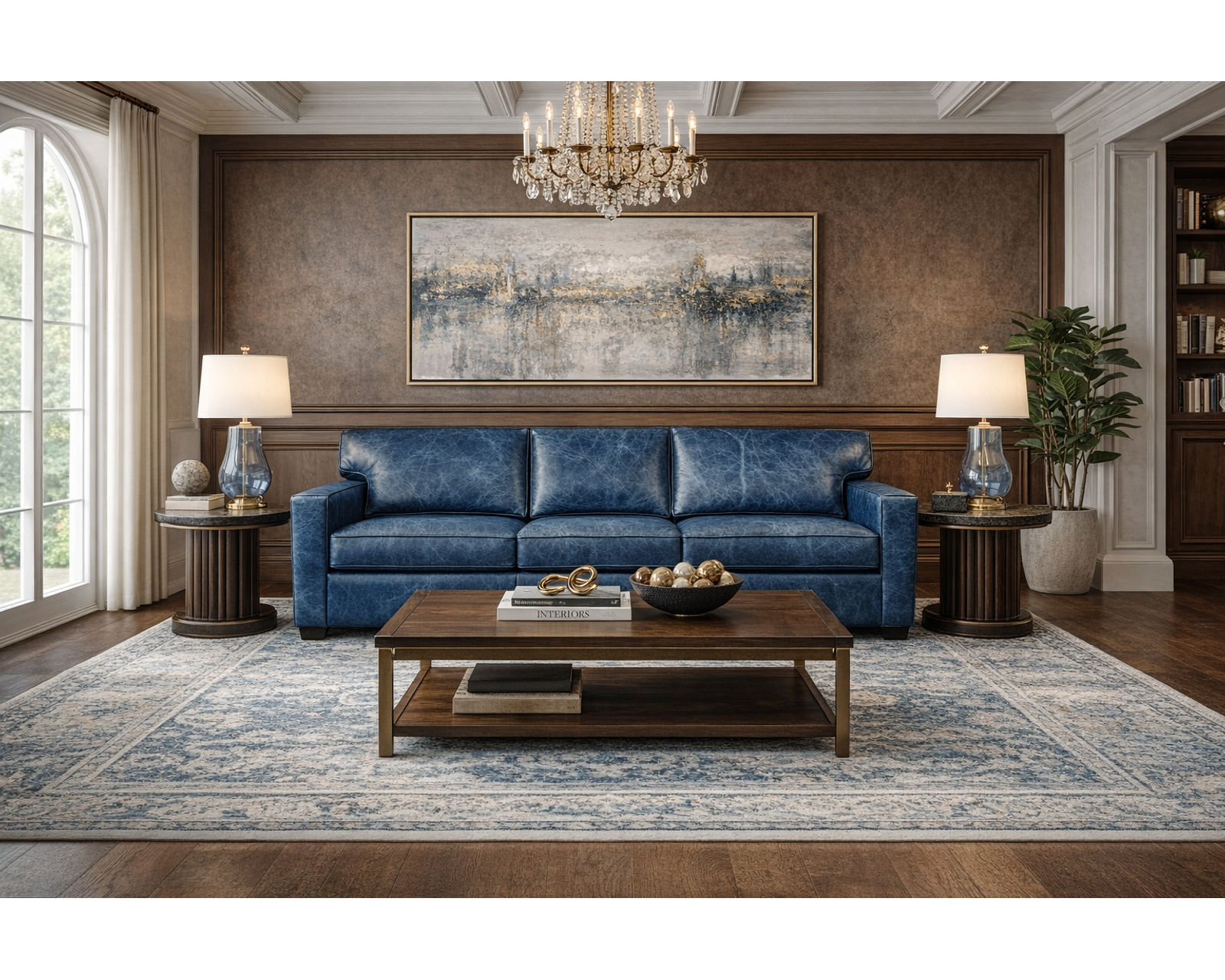 Baylor 88" Leather Sofa (29 Top-Grain Leather Choices) - Image 6