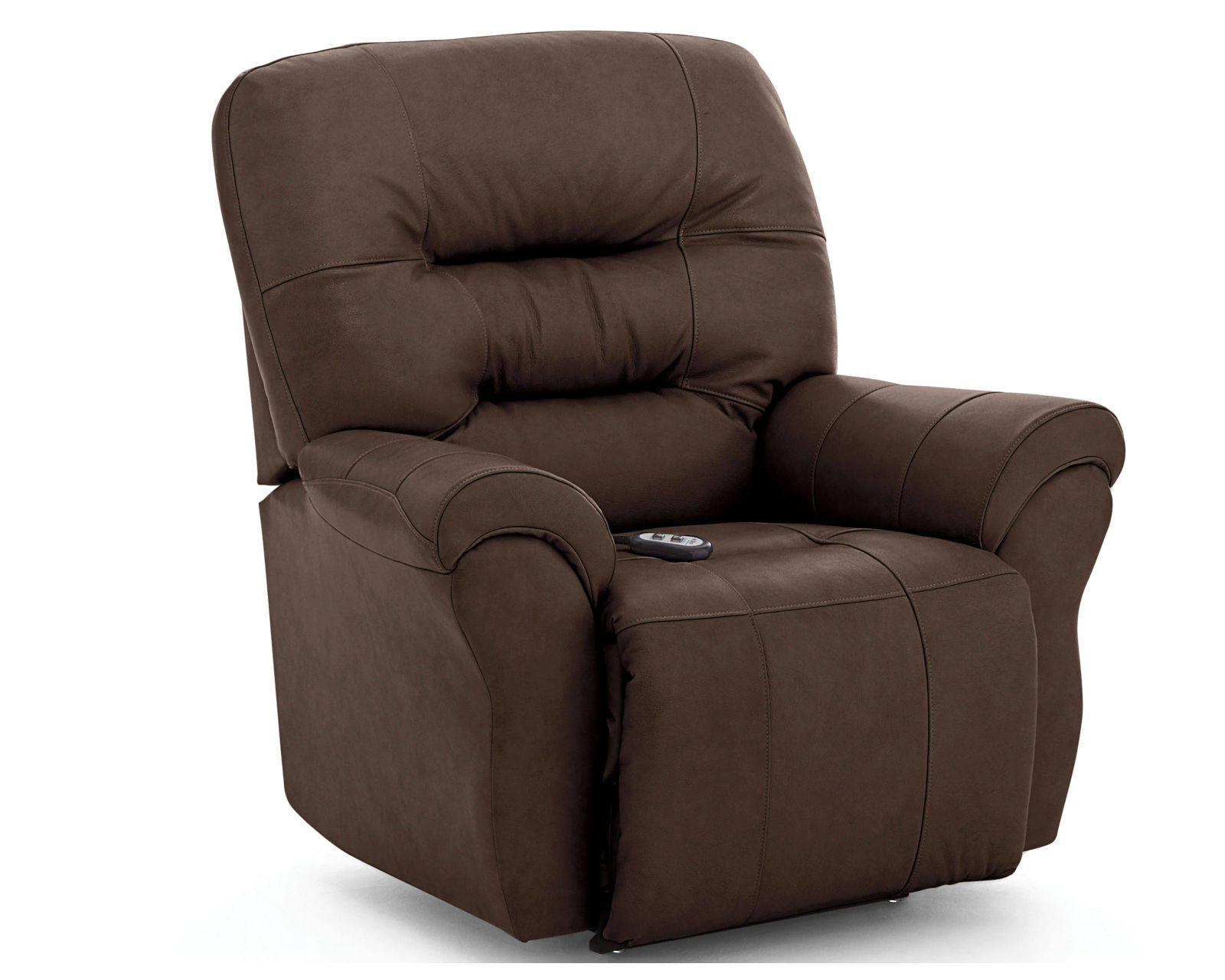 Unity Double Reclining Leather Console Loveseat (+40 leathers) - Image 19