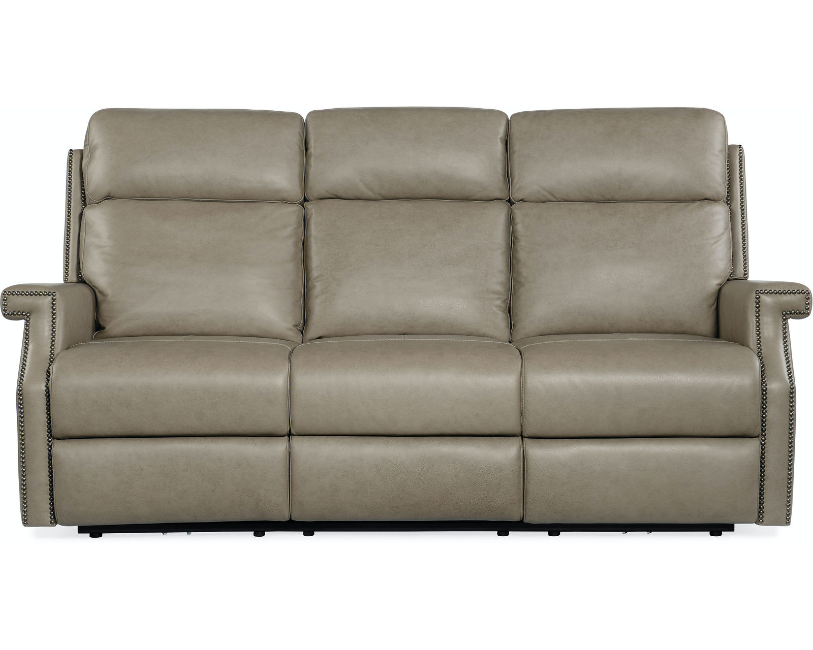 Vaughn Zero Gravity Sofa with Power Headrest (Stone Leather) Zero Gravity