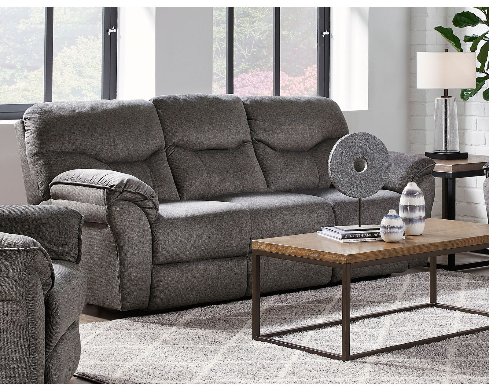 Power Play 96" Double Reclining Sofa (Colors Available) - Image 4