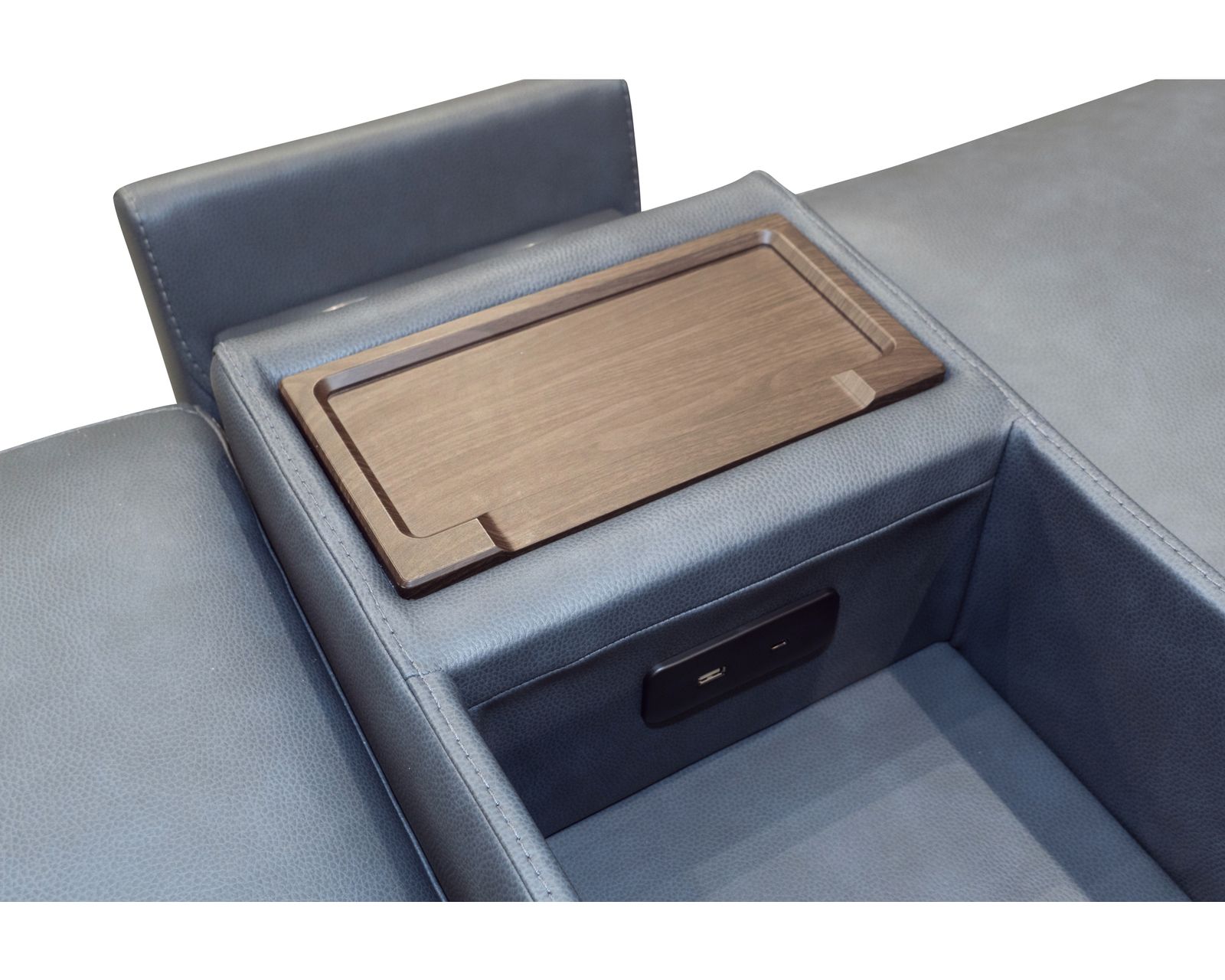 Vernon 1592 Triple Power Reclining Sectional with Heat and Massage (2 colors) 386-40 - In stock - Image 9