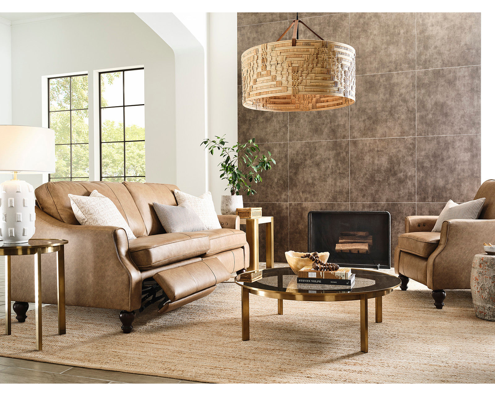 Adeline 84" Incliner Leather Sofa (+40 leathers) - Image 10