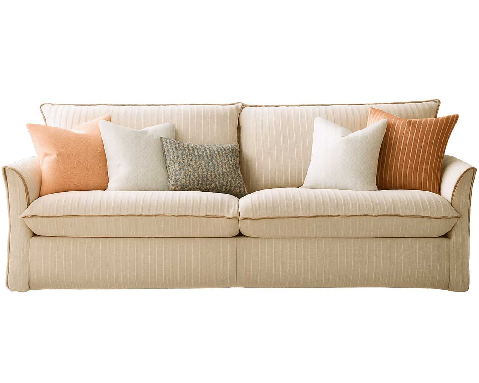 Erin & Ben Oxford 93" Sofa (includes five pillows)