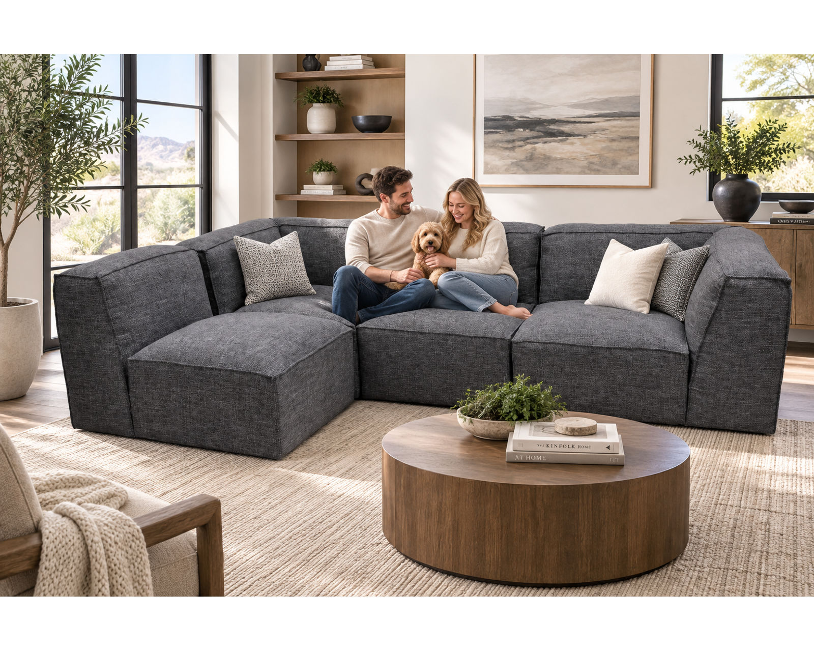 Freestyle 895 Stationary Sectional (Create Your Room) - Image 18