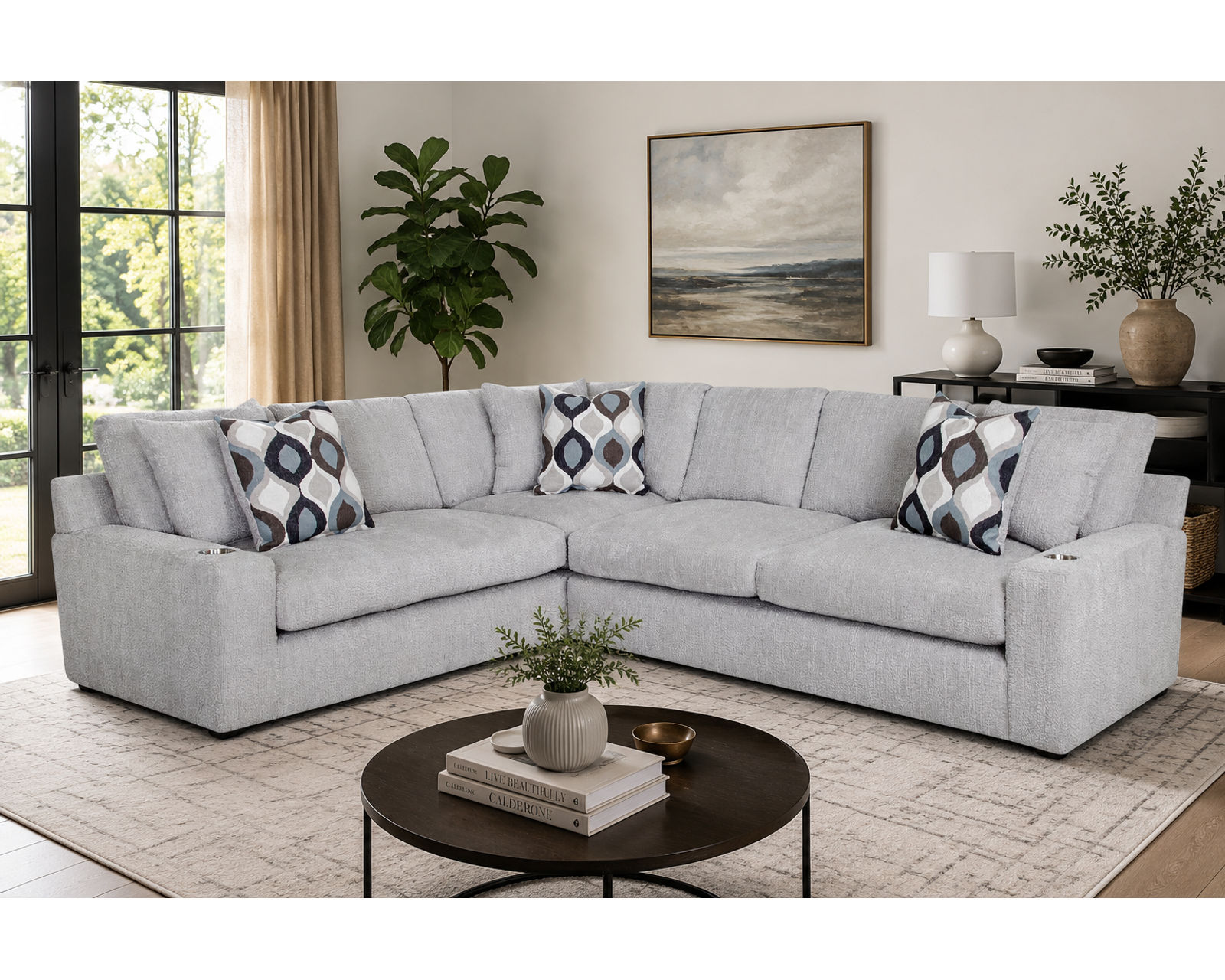 Venus 866 Two Piece Sectional Contemporary Comfort — Designed for the Way You Live - Image 2