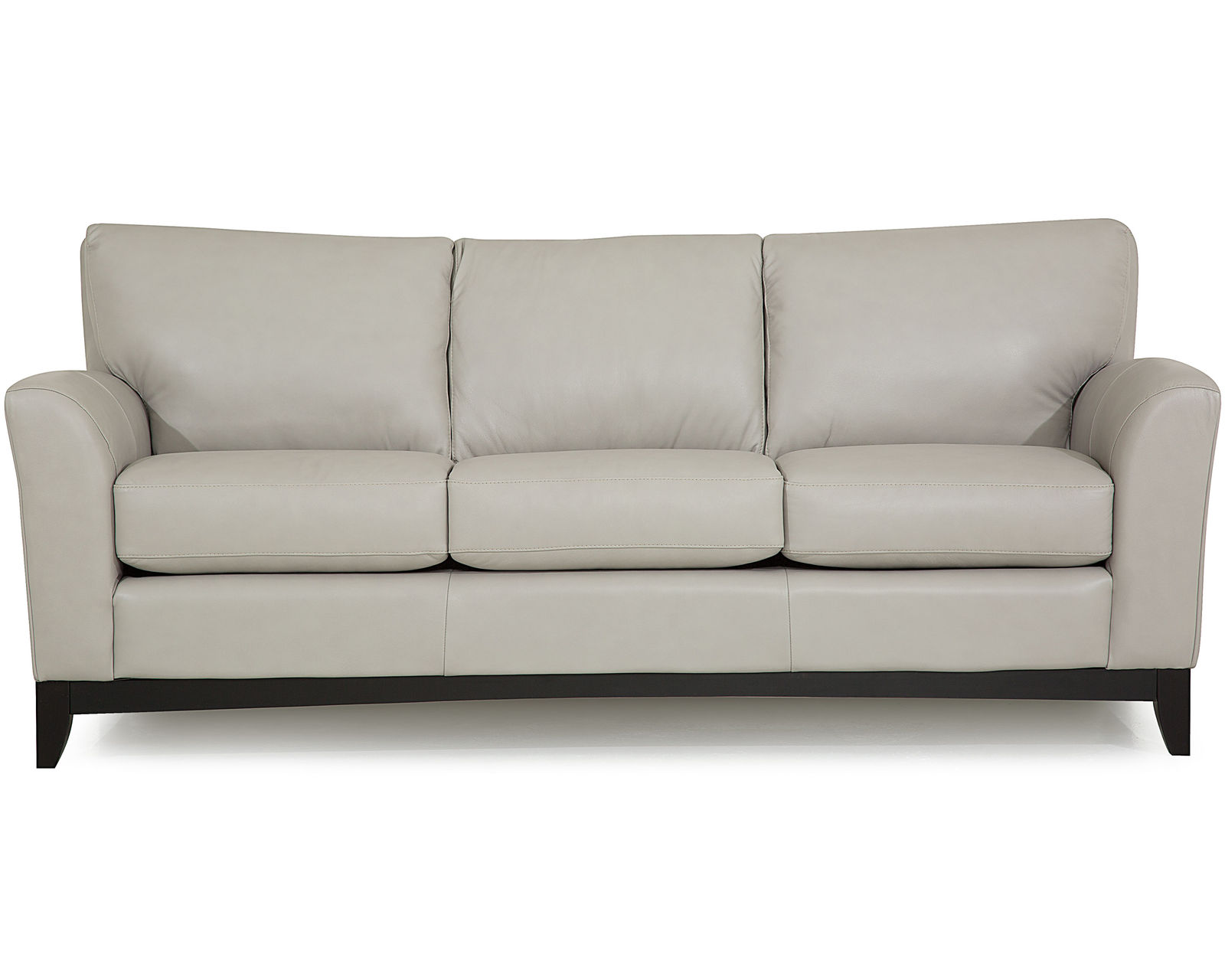 India 77278 Stationary 83" Leather Sofa - Image 4