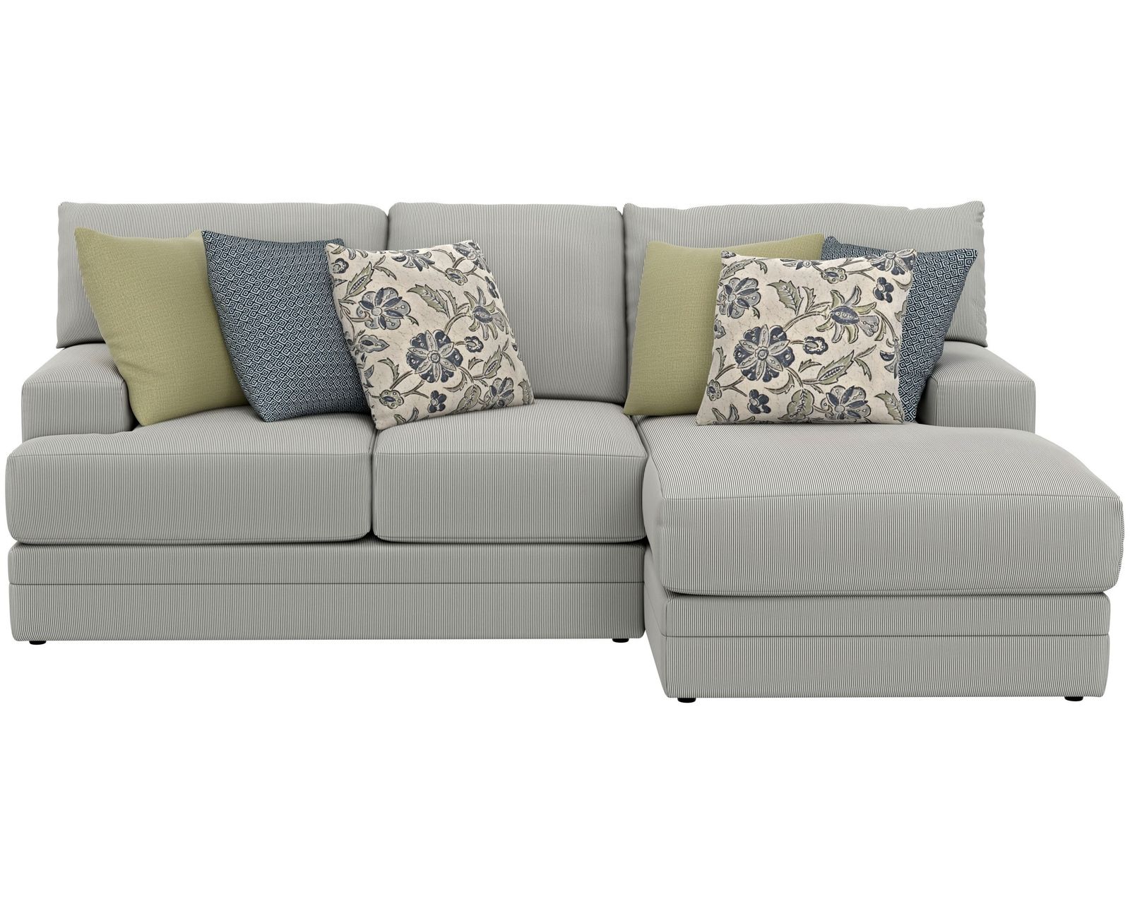 Stockbridge 2 Piece Chaise Sofa Sectional (includes pillows) chaise available left or right side