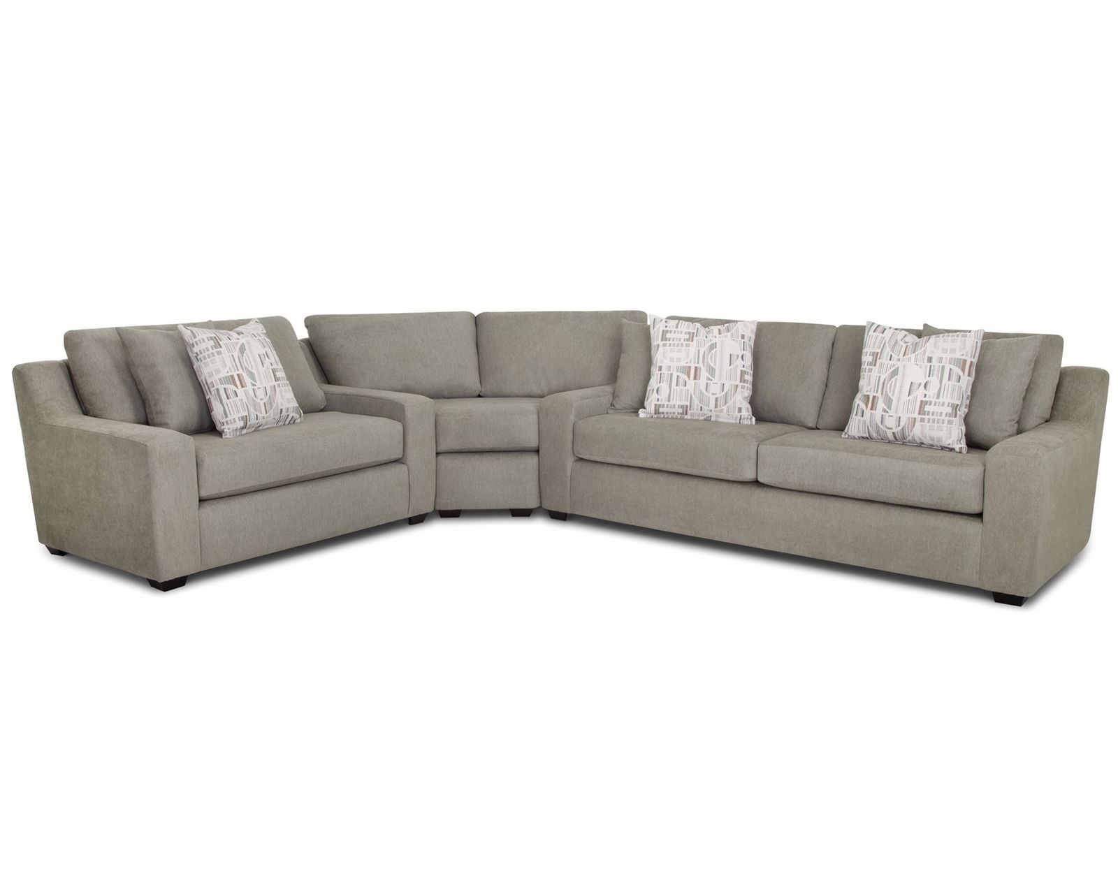Juniper Three Piece Sectional (Comfort That Comes Together Beautifully)