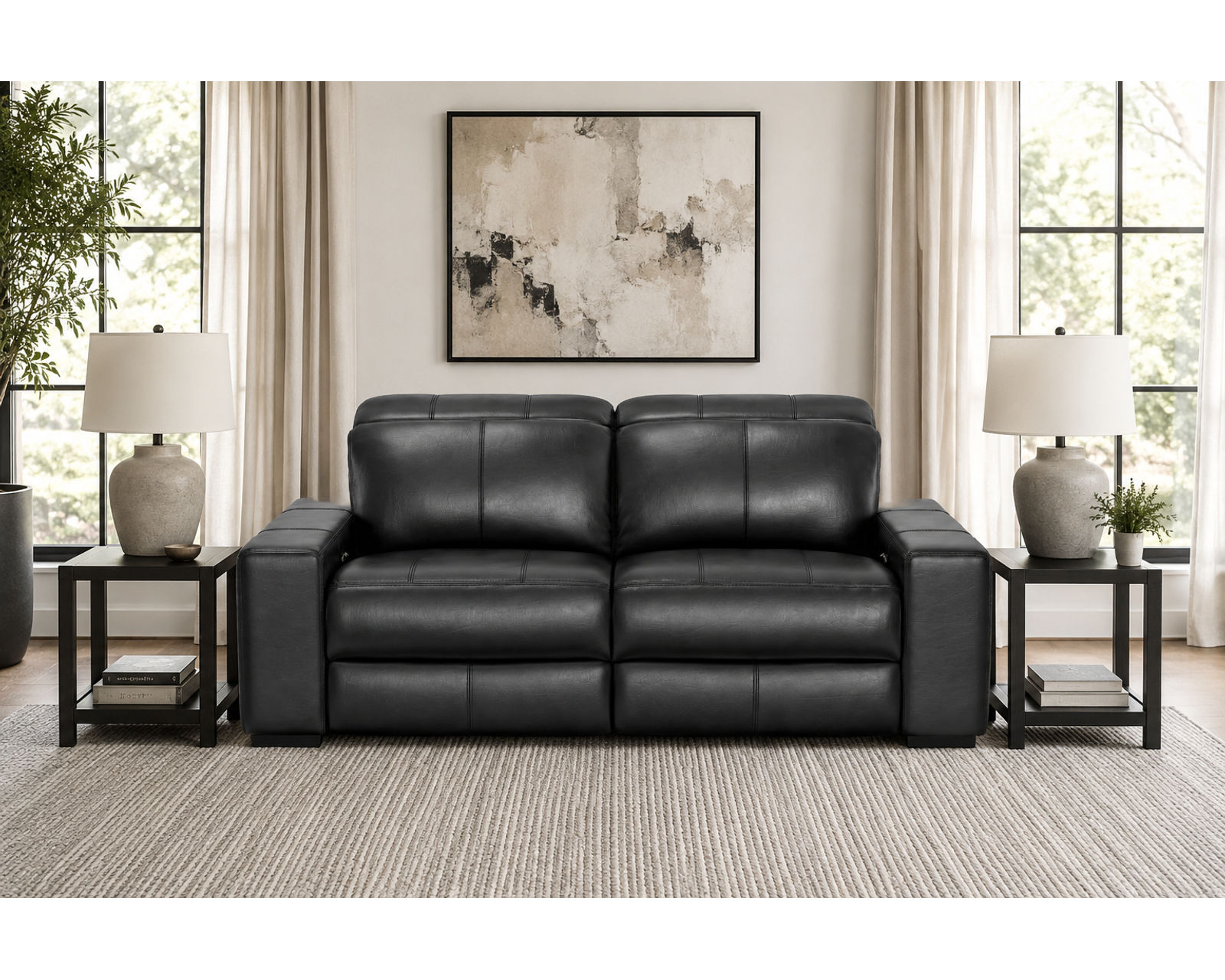 Ferrara 93" Zero Gravity Wide Seat Power Reclining Sofa (Premium Italian Leather) 2 colors - Image 22