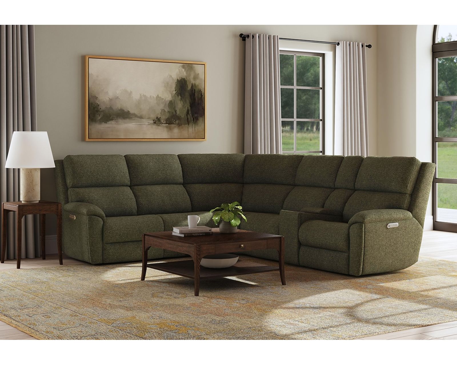 Porter Triple Power Zero Gravity Reclining Sectional (+90 fabrics) - Image 4