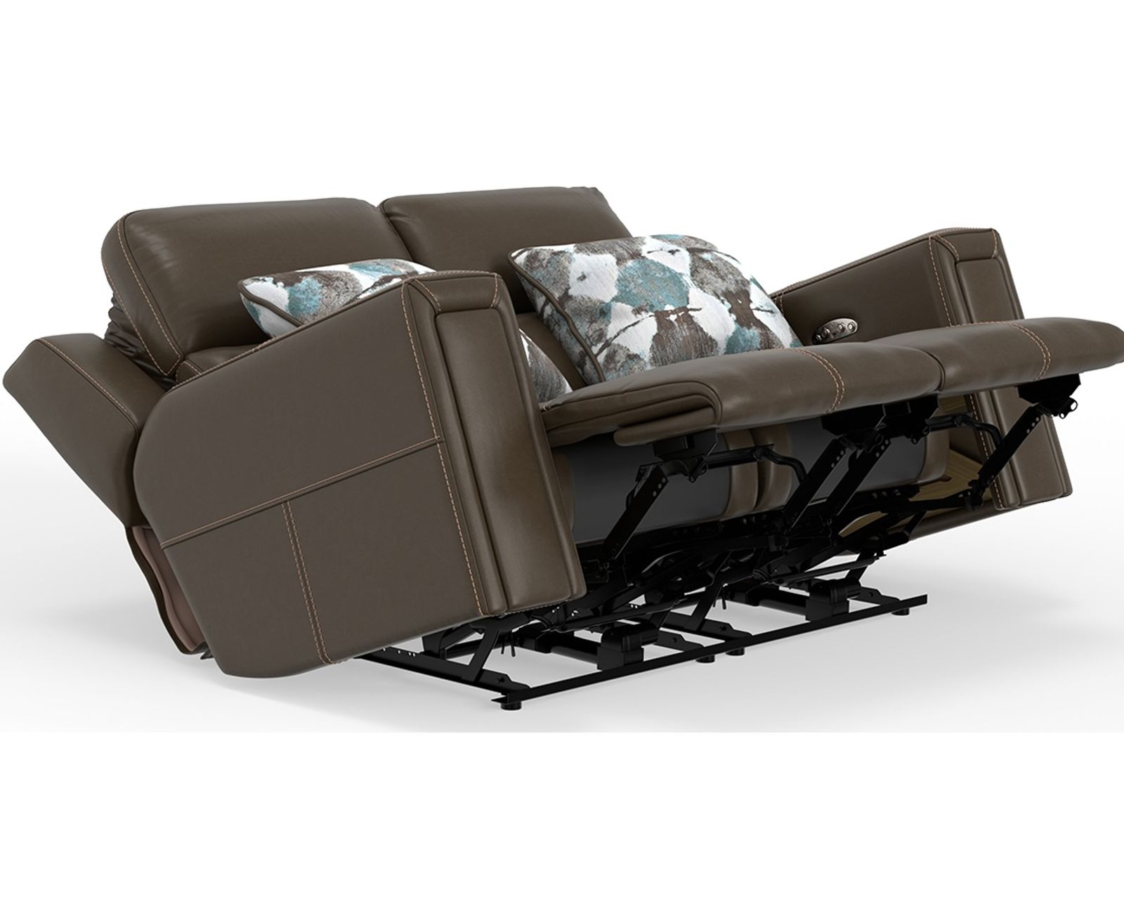 Arezzo 87" Zero Gravity Power Headrest Power Reclining Leather Sofa (Two colors) - Image 29