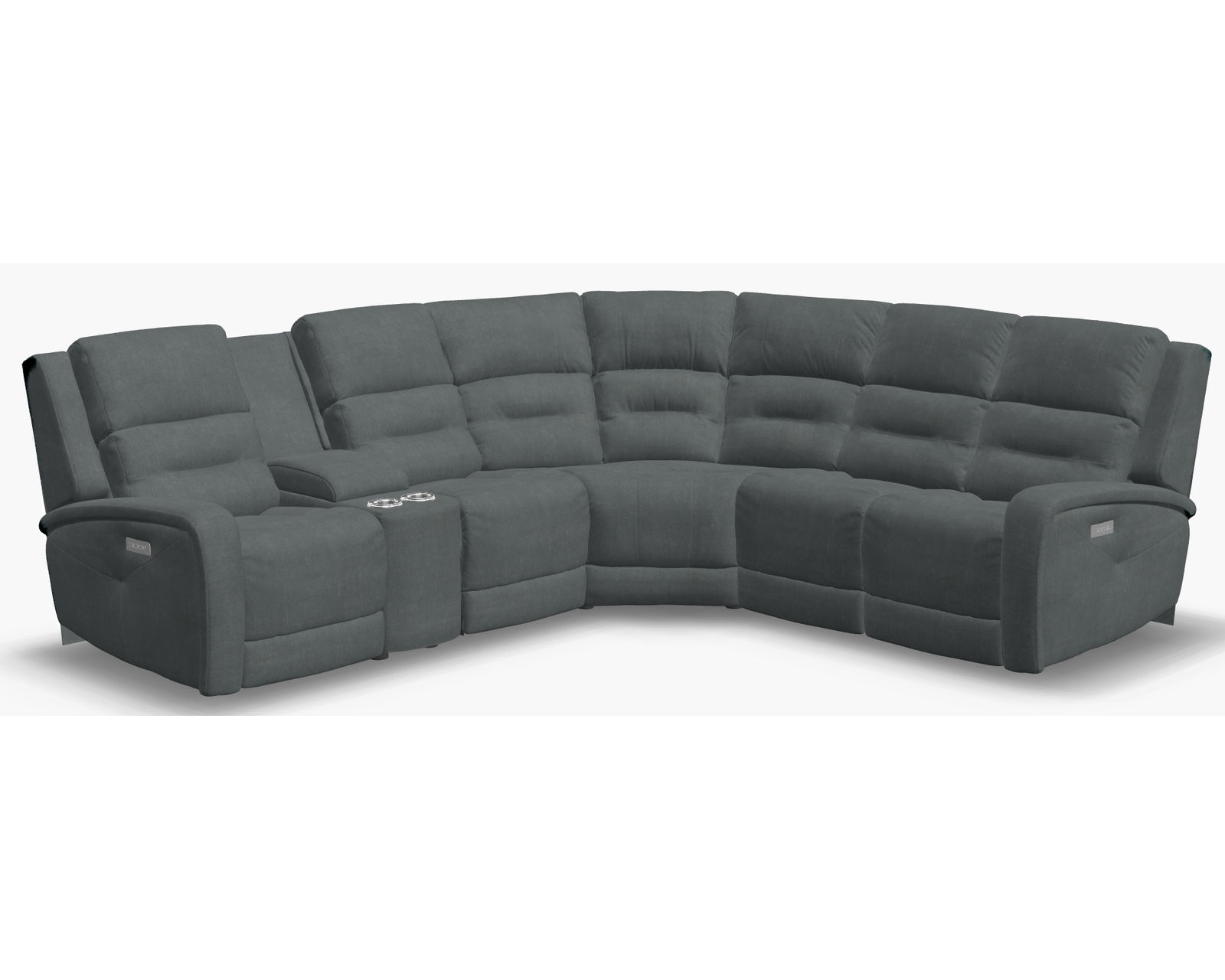 Washington 41067 Power Headrest Power Reclining Sectional (Made to order) - Image 2