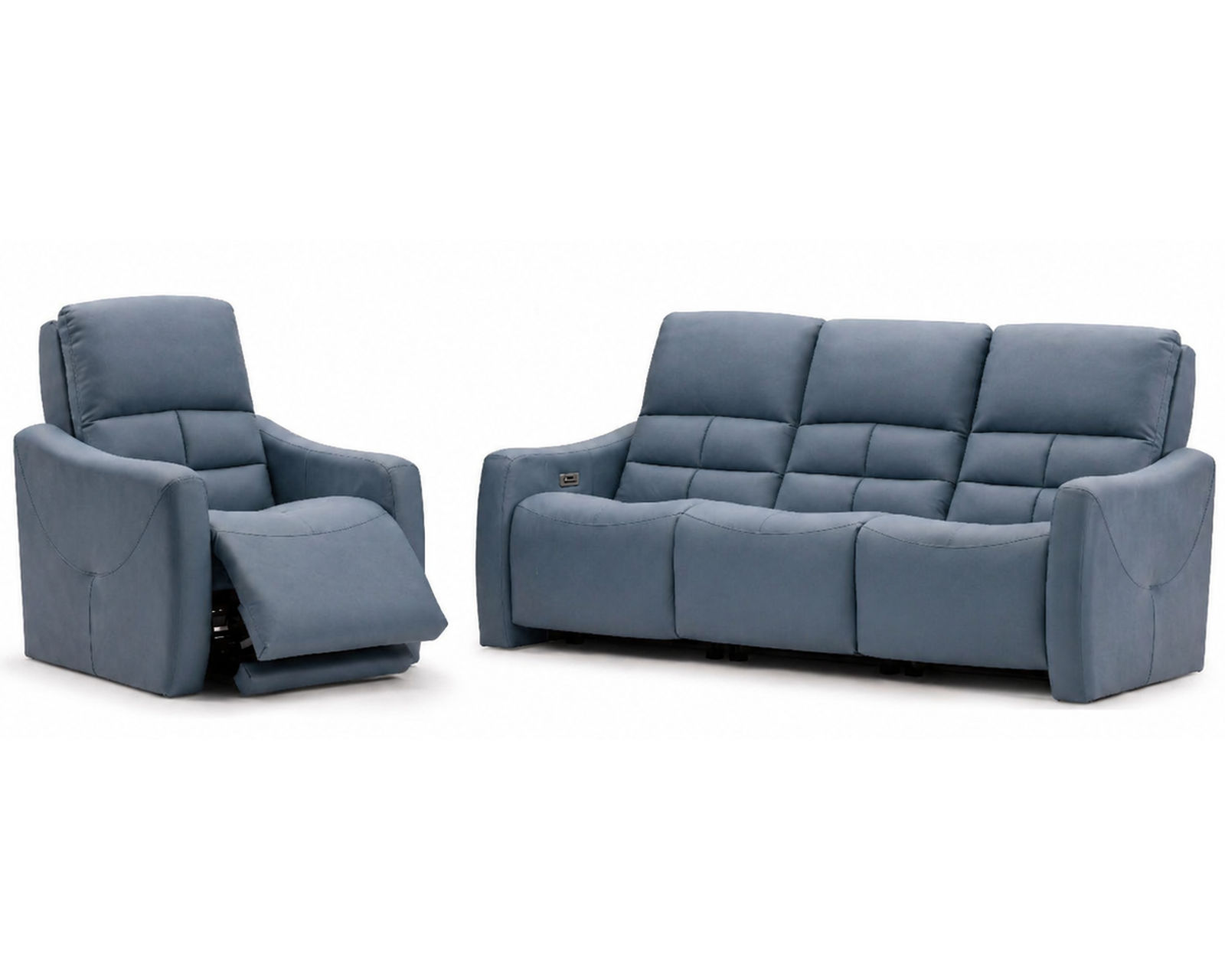 Asher Dual Power Reclining Sofa — Available in Standard & Wide Cushions, 140+ Leather Options, and 75", 79", or 97" Widths - Image 3