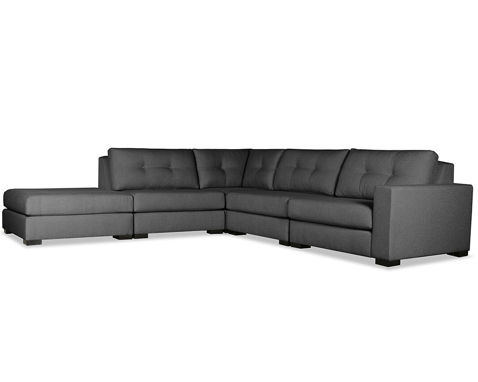 Veranda Buttoned 5 Pieces Modular Sectional C (Choice of Colors)