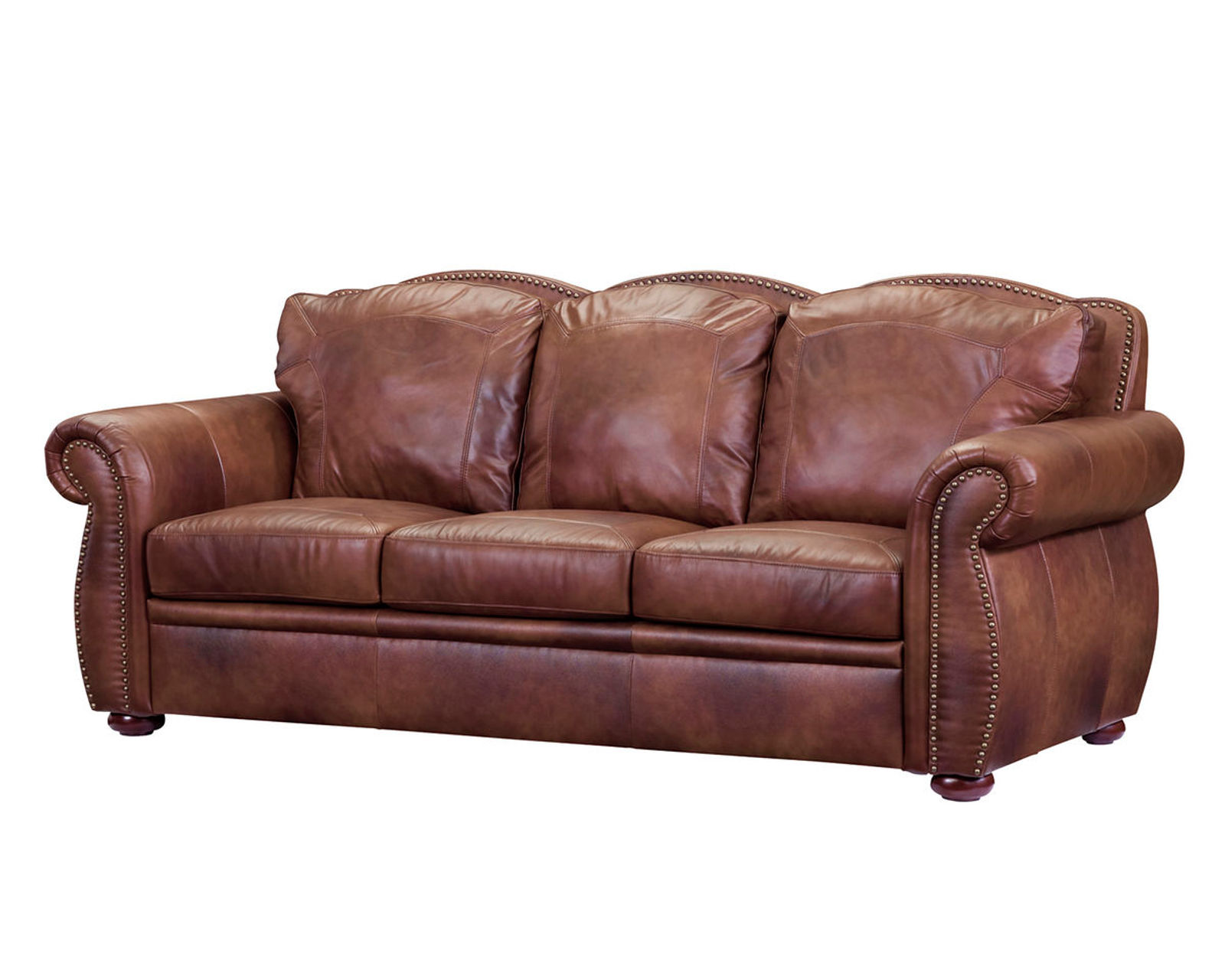 Arizona 89" All Leather Sofa - Image 3