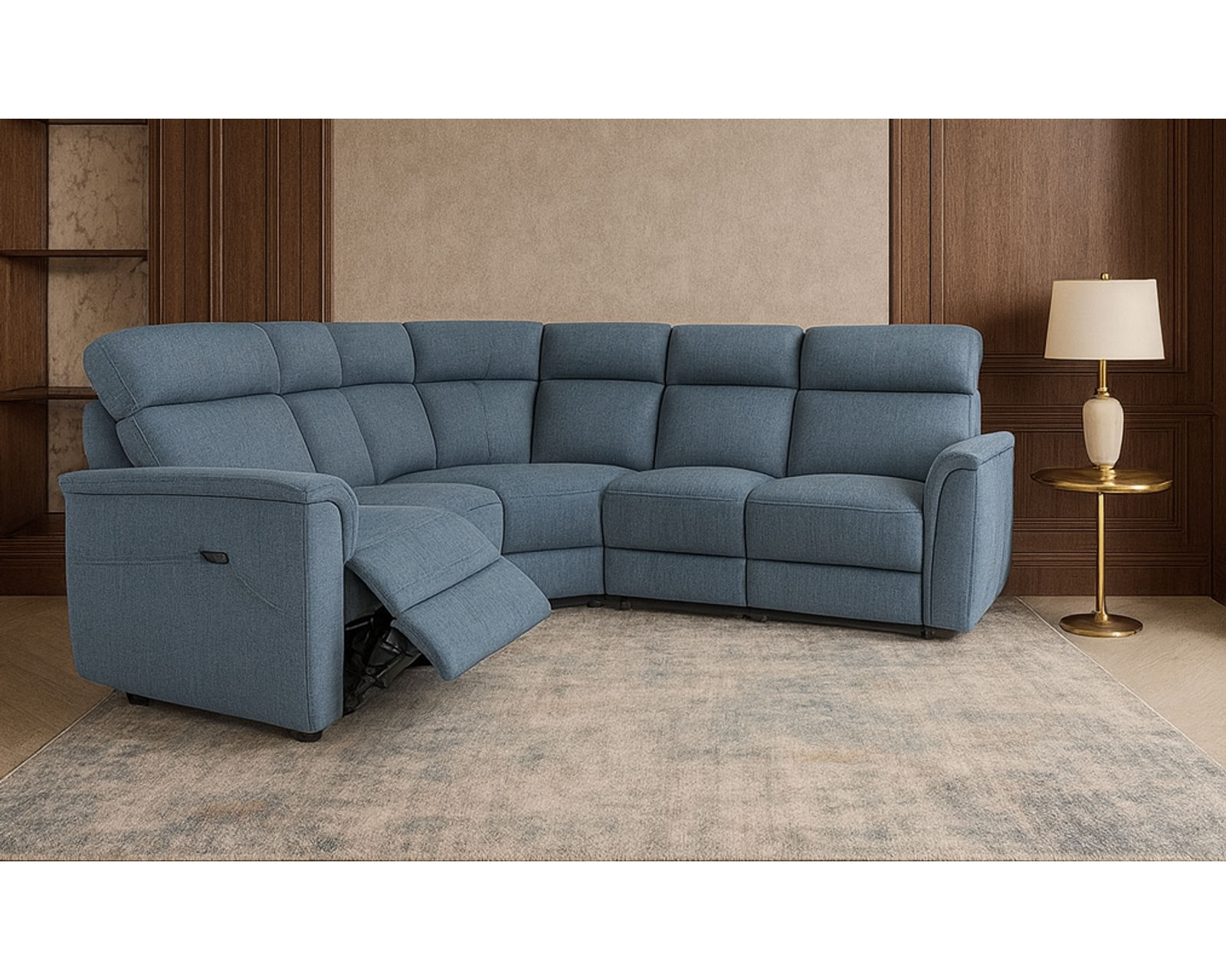 Nuvia C328 Triple Power Reclining Sectional (+45 fabrics) - Image 10
